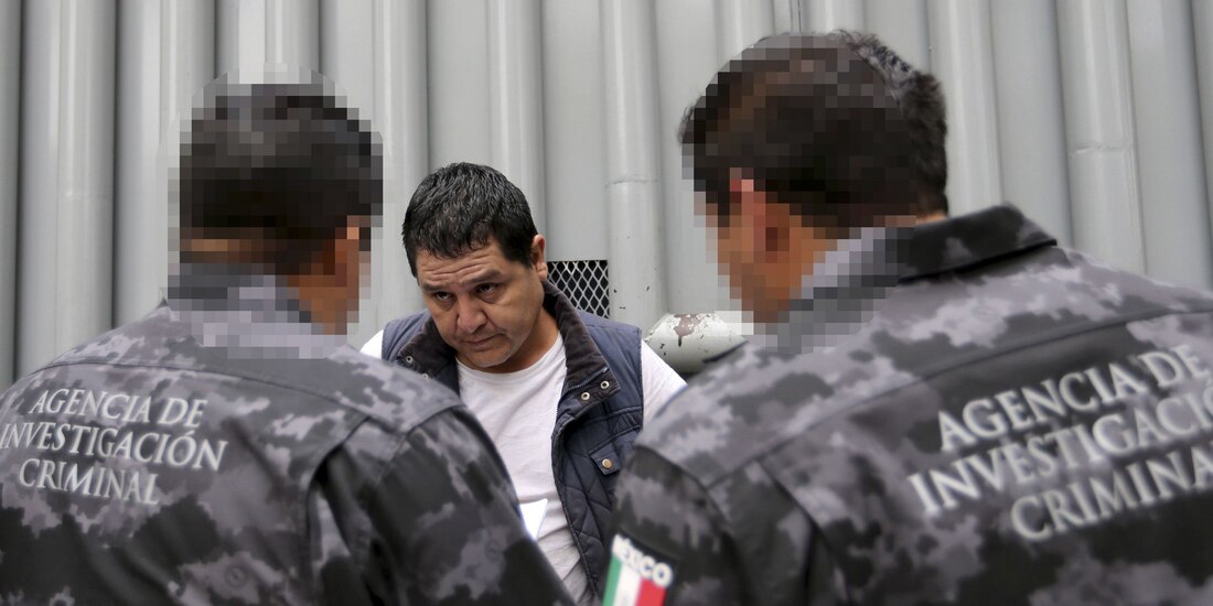 Captura de Gildardo López, el 18 de septiembre del 2015.