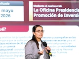 XIMENA Escobedo, subsecretaria de Industria de la SE, ayer en conferencia