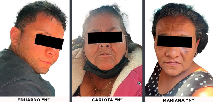Las personas presuntamente involucradas en el homicidio de dos hombres el martes pasado, en Chalco, Estado de México