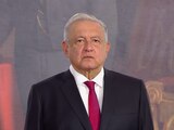 AMLO al inicio del evento en Palacio Nacional.