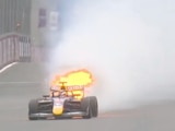 Coche de Red Bull se prende en fuego en F3