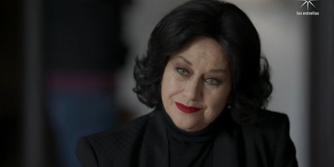 Angélica Aragón da vida a Dalia Muñoz en la serie de Vicente Fernández "El Último Rey"