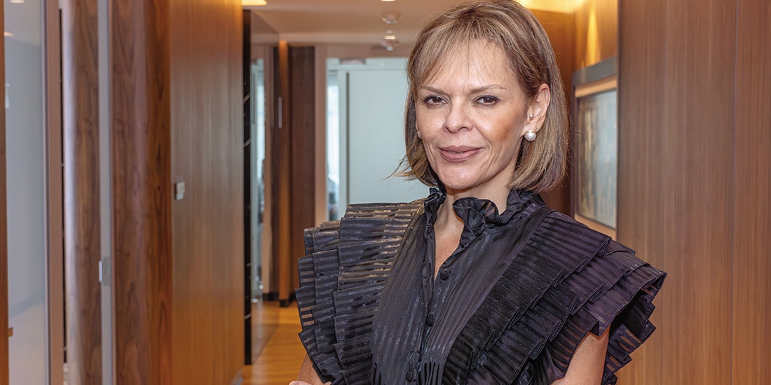 La presidenta del Comité de Diversidad, Lyssette Bravo, en charla con La Razón.