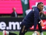 Keylor Navas durante un partido de Pumas.
