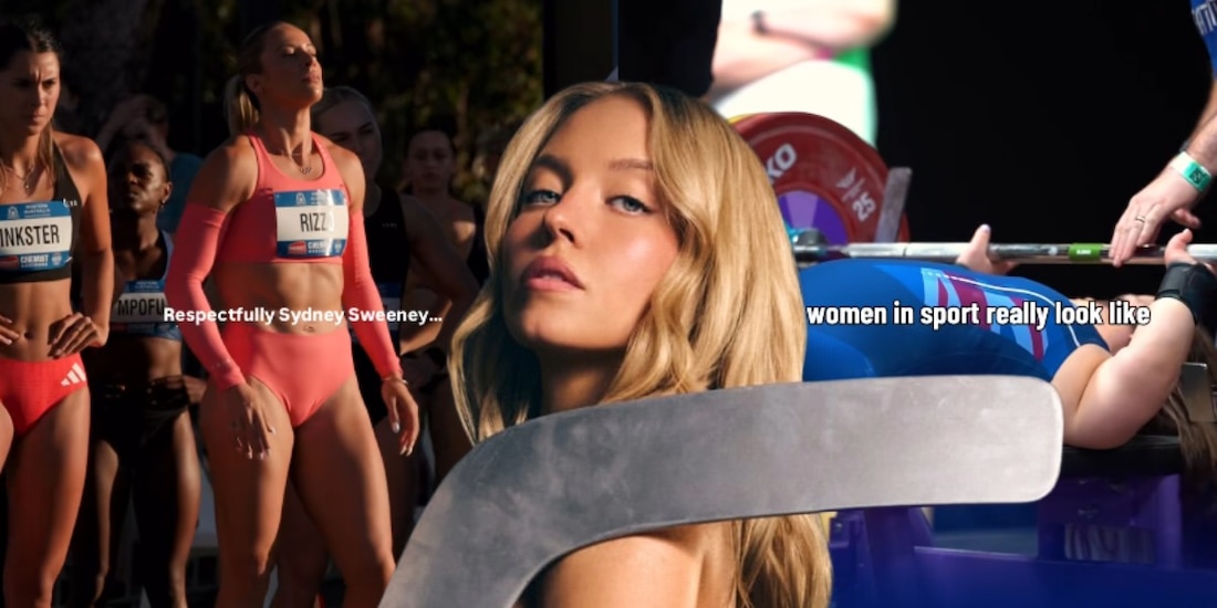 ‘Con todo respeto Sydney Sweeney’, el trend viral donde atletas muestran cómo lucen las mujeres en el deporte