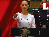 Claudia Sheinbaum en el Congreso de la Unión.
