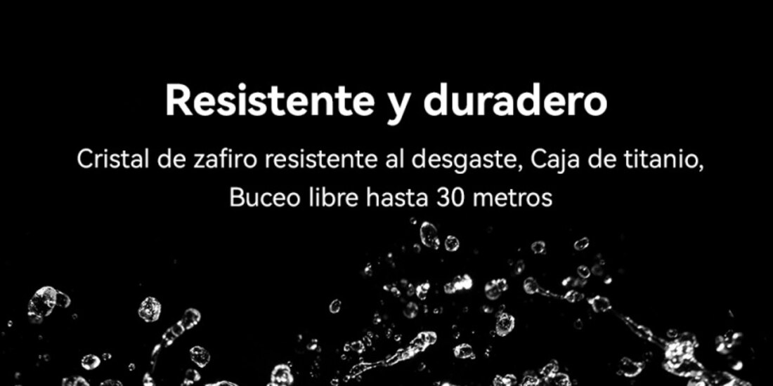 Caja de titanio de grado aeroespacial, pantalla LTPO siempre encendida.