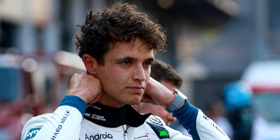 El piloto británico Lando Norris fue abucheado por la afición en el Gran Premio de México de F1.