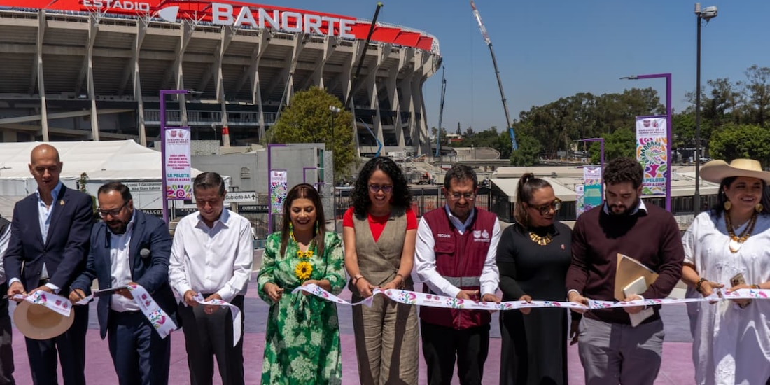 Alistan entorno del Estadio Banorte con 10 obras en CDMX