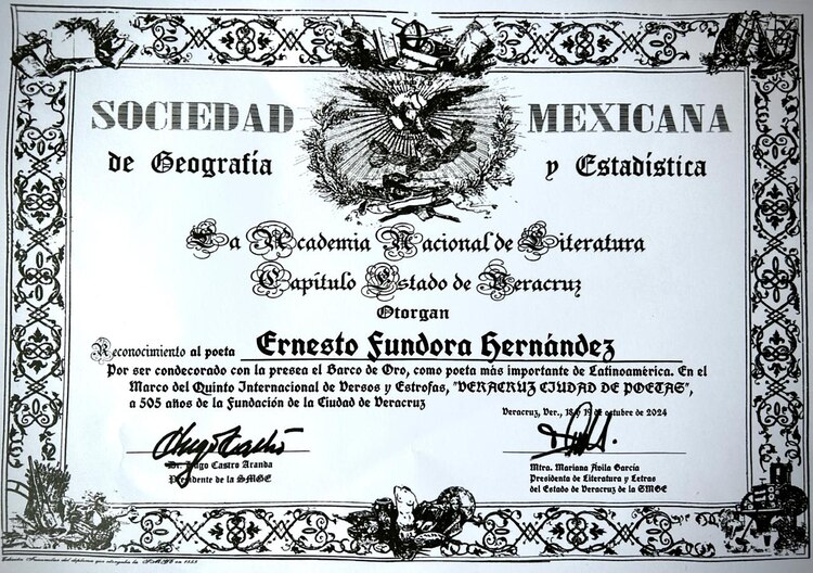 Diploma oficial.