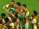 Brasil celebra uno de sus goles ante Escocia en la Copa del Mundo 2026