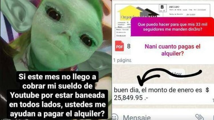 Youtuber pide dinero para pagar la renta de su casa