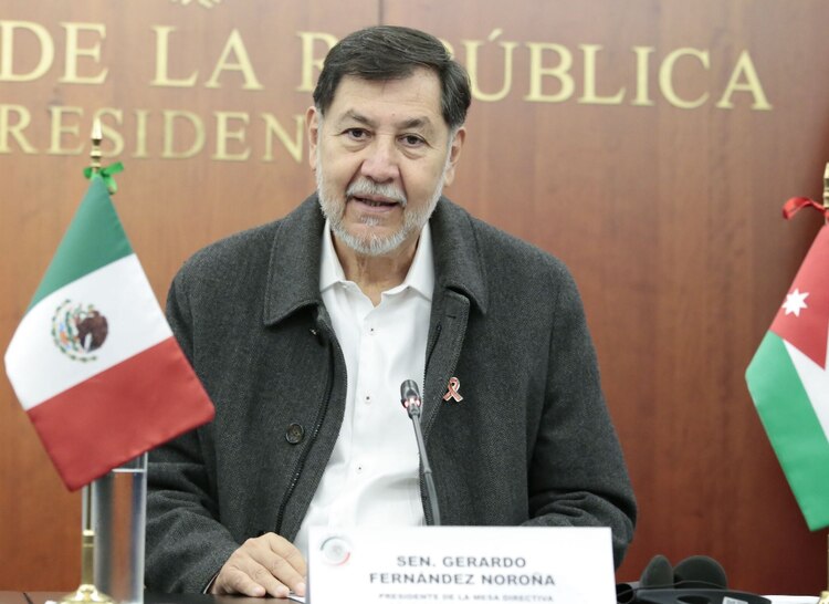El senador, Gerardo Fernández, actual presidente del Senado