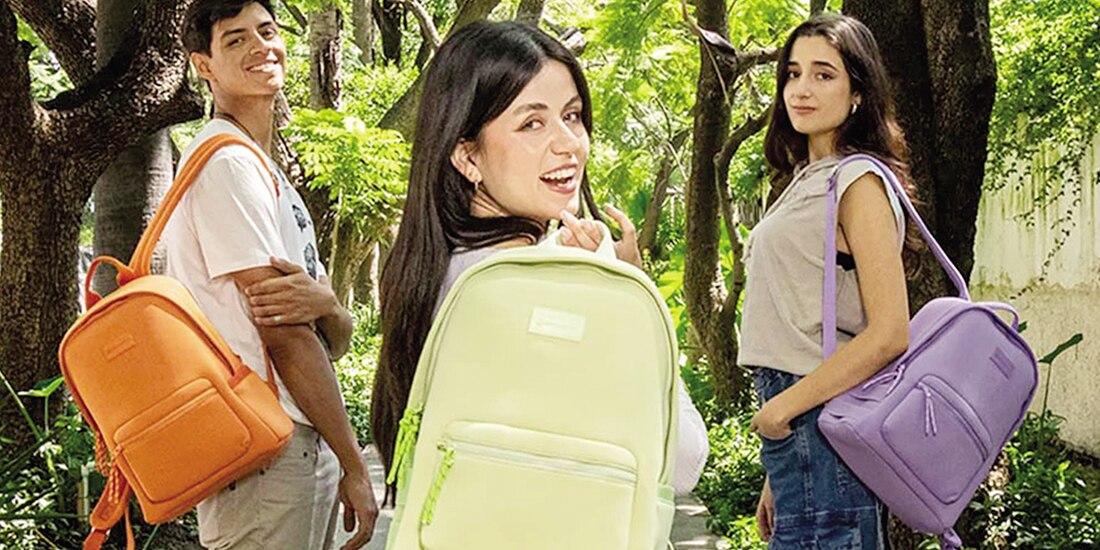 Opta por mochilas reforzadas y cómodas.