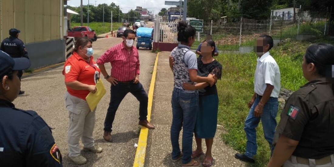 Reunificación familiar de mujer guatemalteca.