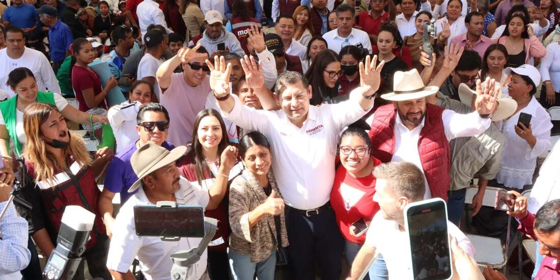 Alejandro Armenta va por una Puebla que impulse a los pueblos originarios.