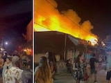 Se registra incendio en hoteles de la isla de Holbox, en Cancún.