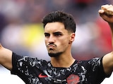 STEPHEN
Eustáquio
celebra su
gol, ayer