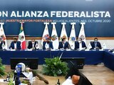 Alianza Federalista, en reunión celebrada el 12 de octubre.