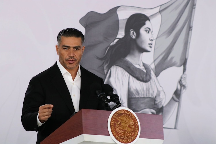 El secretario de Seguridad y Protección Ciudadana, Omar García Harfuch, el 24 de julio de 2026.
