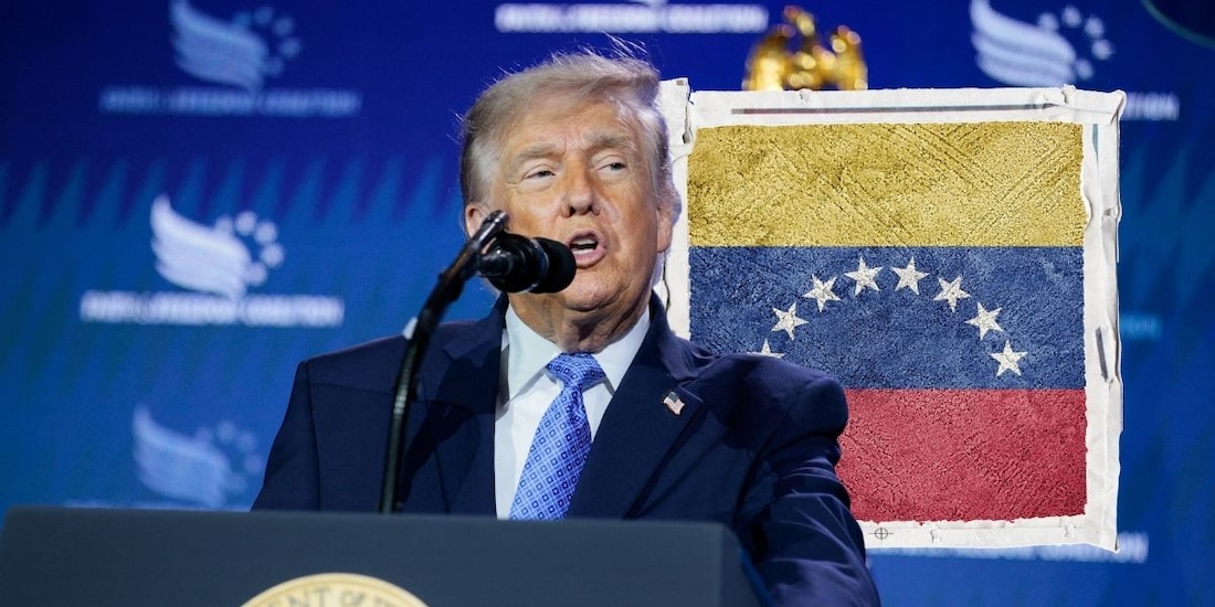 Trump habla sobre la relación de Estados Unidos con Venezuela.