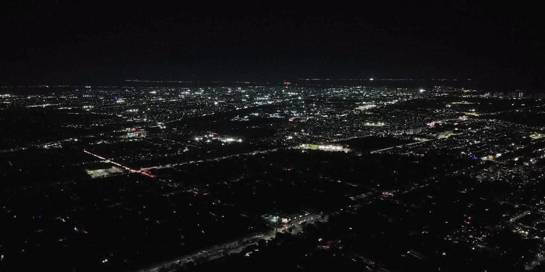 Interrupción del servicio eléctrico en Quintana Roo, el 31 de agosto de 2026.