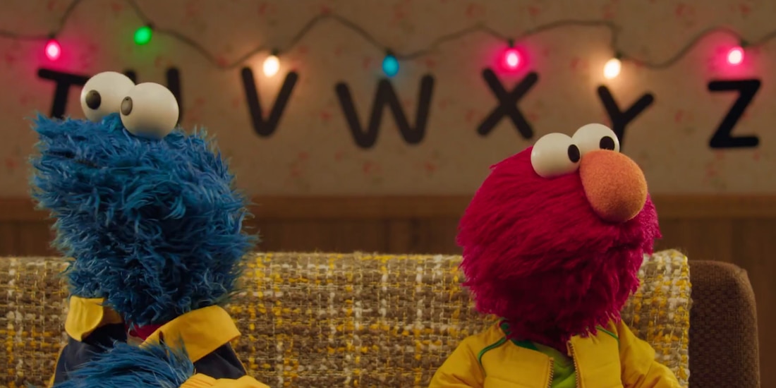 Plaza Sésamo en Stranger Things