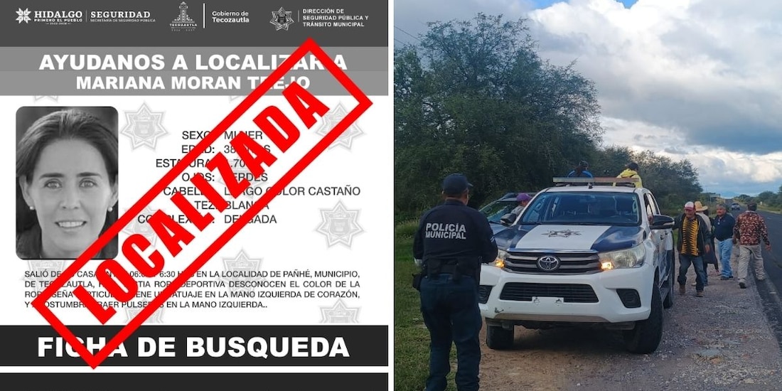 Localizan a Mariana Morán; se encuentra "a salvo".