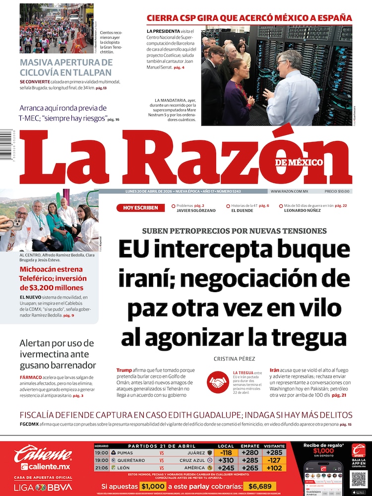 La Razón 20 Abril 2026