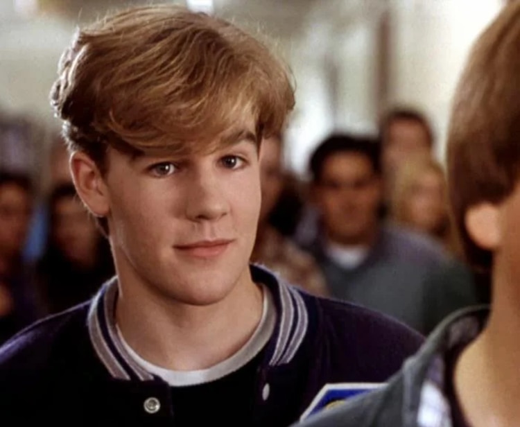 James Van Der Beek a los 17 años en la película 'Angus'
