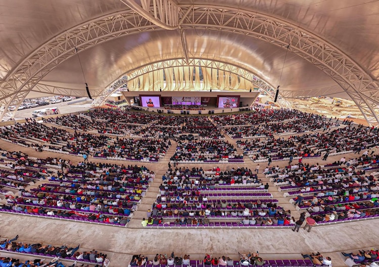 Cuarto Informe de Gobierno de la gobernadora Lorena Cuéllar en la Ciudad de la Cultura y el Entretenimiento.