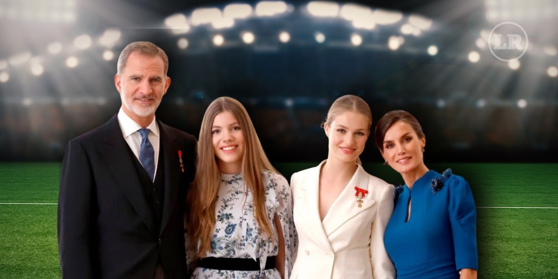 Así festejaron los Reyes Felipe VI y Letizia el gol de Ferran Torres y el triunfo de España