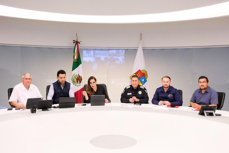 Mara Lezama desmiente supuestos disturbios en Quintana Roo reportados en redes sociales.