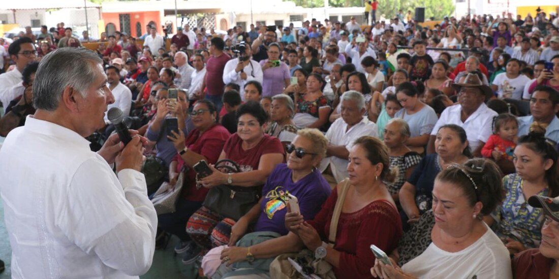 Adán Augusto López estuvo en Yucatán.
