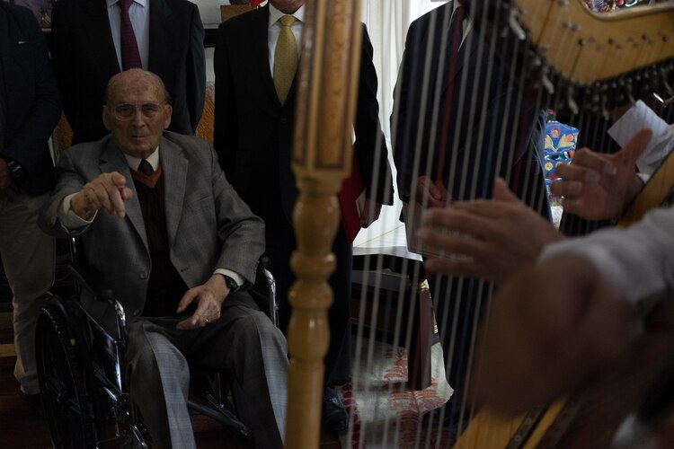 El expresidente Luis Echeverría Álvarez, en imagen de 2017.