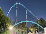 Una montaña rusa en Six Flags Over Georgia, el 12 de octubre de 2026, en Georgia, Estados Unidos.