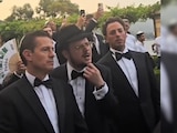 Expresidente mexicano Enrique Peña Nieto (extremo izq.) fue captado en boda de Italia.