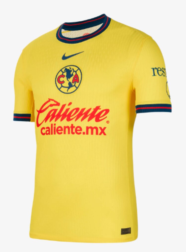 El jersey con el que el América consiguió el tricampeonato.