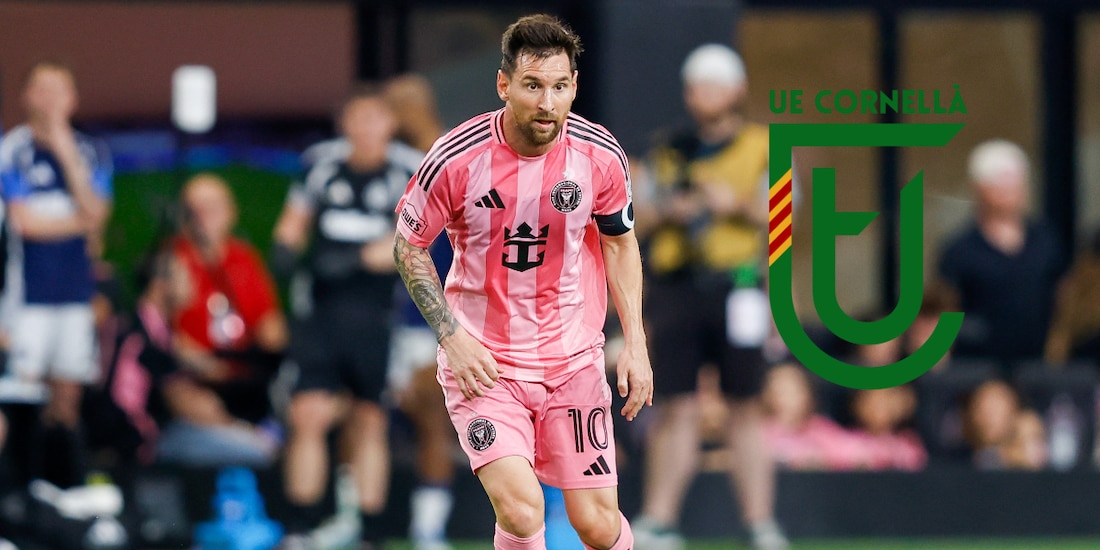 Lionel Messi emocionó a los jugadores del Cornellà en su primer mensaje como propietario del club.