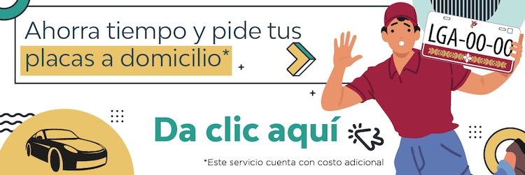 Placas del Edomex a domicilio