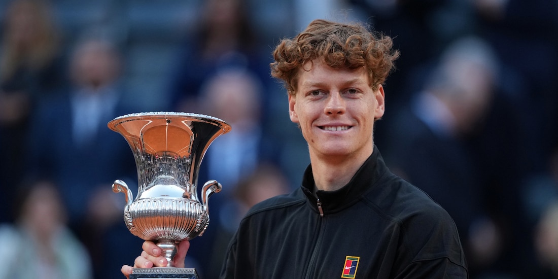Jannik Sinner se coronó en el Masters 1000 de Roma.