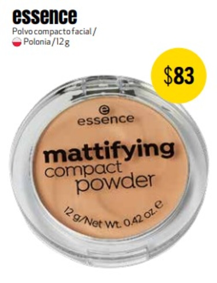 Polvo compacto Essence no resistió la prueba de caídas.