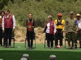 Presidenta Claudia Sheinbaum (centro) inaugura Jornada Nacional de Reforestación.