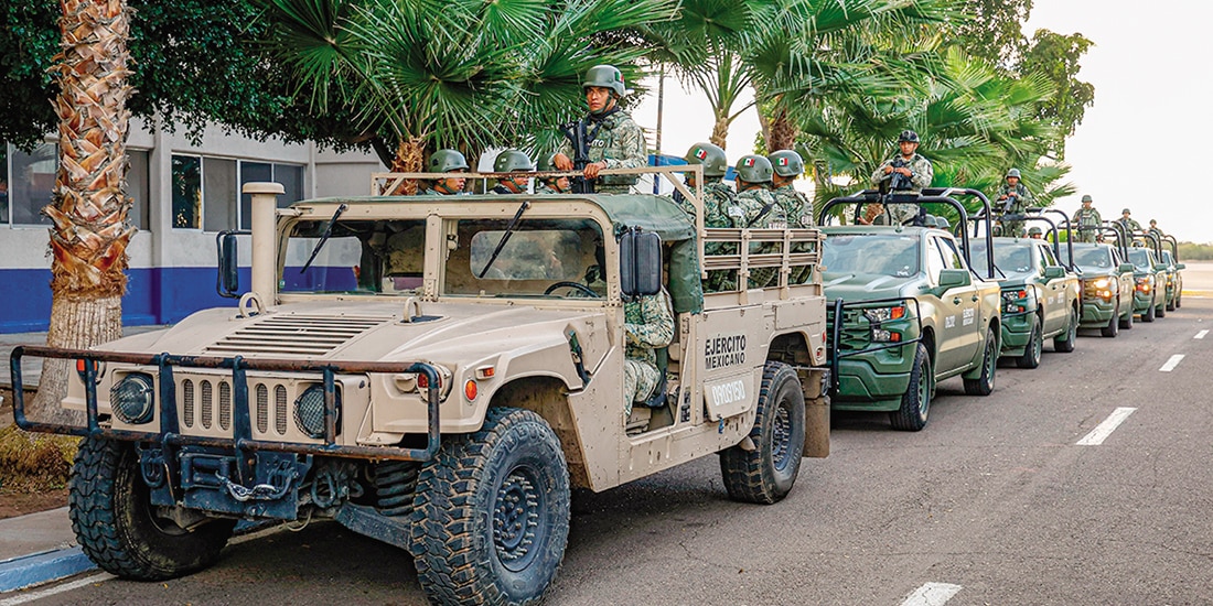 Fuerzas armadas llegan a Culiacán, tras el atentado contra diputados de MC.