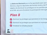 La iniciativa de reforma electoral pasó al pleno, donde se espera que este miércoles sea analizada y votada
