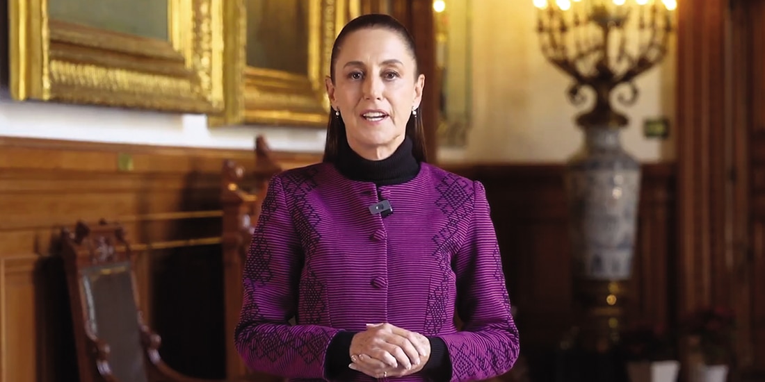 La mandataria federal, en un videomensaje difundido en redes sociales, el pasado miércoles.