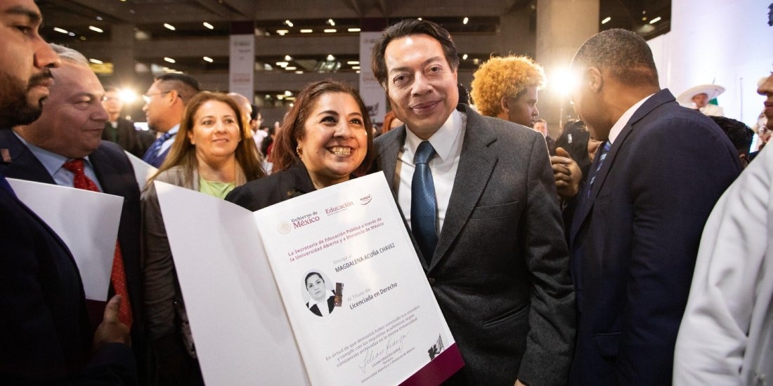 UnADM sigue adelante y entrega 53 distinciones al Mérito Estudiantil, Docente y Profesional: Mario Delgado.