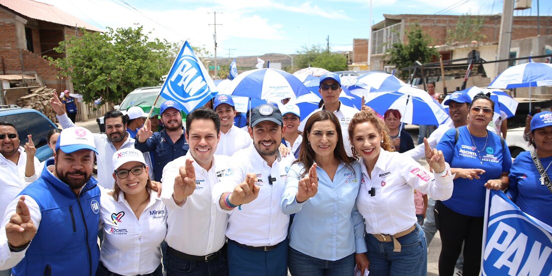 Marko Cortés, líder del PAN, enunció que la elección del 2 de junio será entre dos mujeres.