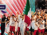 Atletas mexicanos, ayer en Santo Domingo