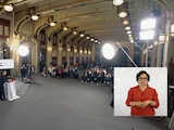 Claudia Sheinbaum en su conferencia de prensa.